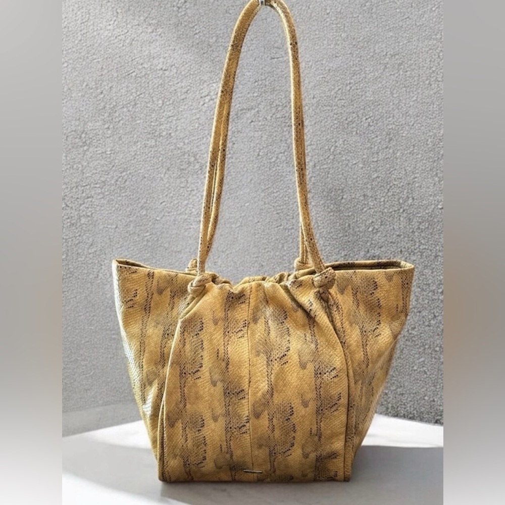 Vince Camuto Yellow and Black Shoulder Bag with Slouchy Design, - Picture 3 of 15